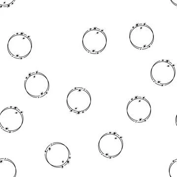 Pattern galaxy starry frame cartoon vector Stock Illustration