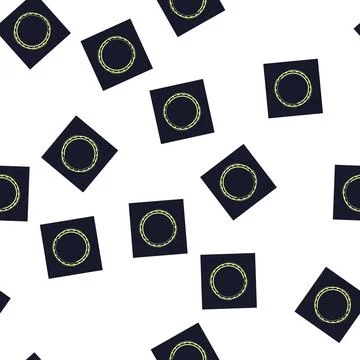 Pattern game hud round frame cartoon vector 스톡 일러스트