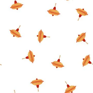 Pattern game spinning top cartoon vector 스톡 일러스트