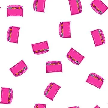 Pattern game toy box cartoon vector Stock Illustration
