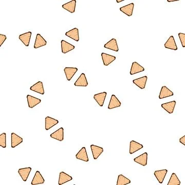 Pattern game wooden button cartoon vector Stock Illustration