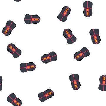Pattern gaming game mouse cartoon vector Stock Illustration