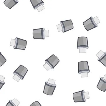 Pattern garbage cut shredder cartoon vector 스톡 일러스트