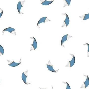 Pattern garden hammock relax color icon vector 库存插图