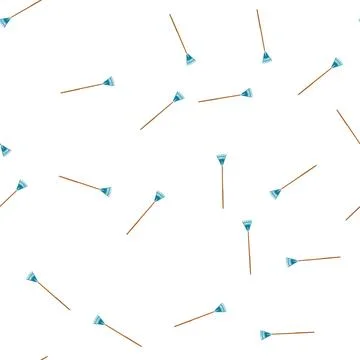 Pattern garden rake cartoon vector Illustrazione stock