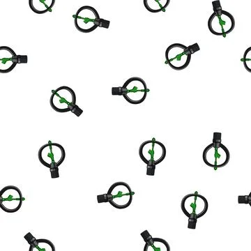 Pattern Garden sprinkler irrigation system for watering lawns Stock Illustration