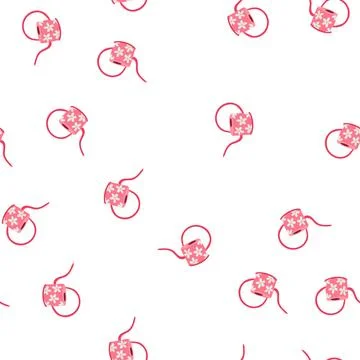 Pattern garden watering can cartoon vector Stock Illustration