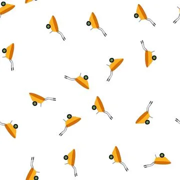Pattern garden wheelbarrow cartoon vector Stock Illustration