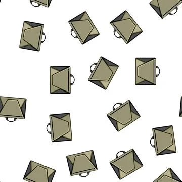 Pattern Garment bag carrying clothes during business travel Stock Illustration