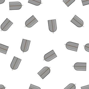 Pattern Garment bag icon protecting clothes for travel and storage Stock Illustration