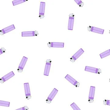 Pattern gas lighter fire cartoon vector Stock Illustration