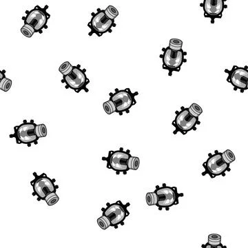 Pattern Gas mask providing individual protection from airborne hazards Stock Illustration