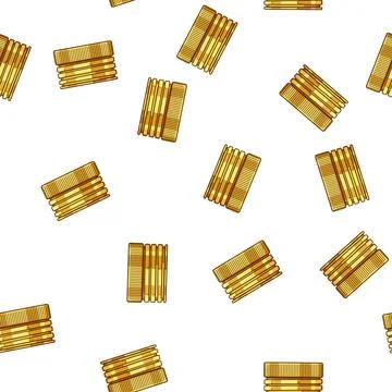 Pattern gasket metall bottle cap cartoon vector Stock Illustration