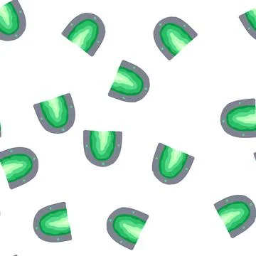 Pattern gateway magic door portal cartoon vector Stock Illustration