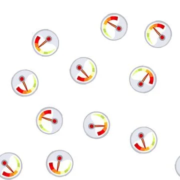 Pattern gauge speedometer cartoon vector 스톡 일러스트
