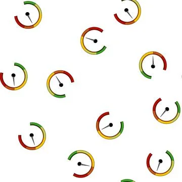 Pattern gauge speedometer cartoon vector 스톡 일러스트