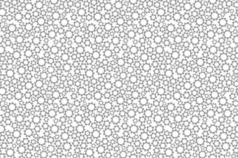 Pattern gears. Mechanical seamless background. Vector illustration Stock Illustration