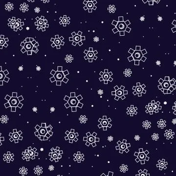 Pattern of gears pinions machine Stock Illustration