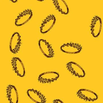 Pattern gemstone ring jewelry sketch hand drawn Stock Illustration