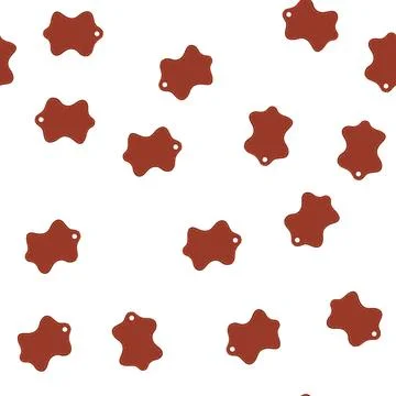 Pattern genuine leather product quality label on white Stock Illustration