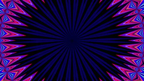 Pattern Geometric Circle Movement Kaleidoscope Decorative Stock Footage 138226257