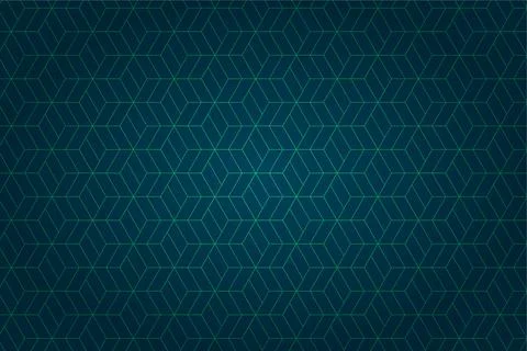 Pattern with geometric elements in blue tones, abstract background Stock Illustration