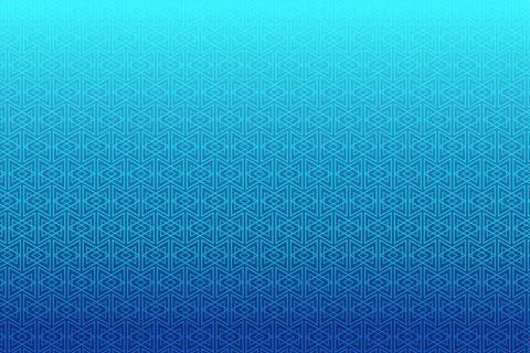 Pattern with geometric elements in blue tones gradient abstract background Stock Illustration