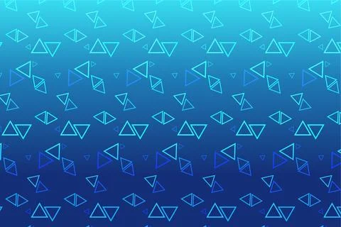 Pattern with geometric elements in blue tones gradient abstract background イラスト素材