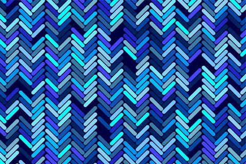 Pattern with geometric elements in blue tones abstract gradient background 库存插图