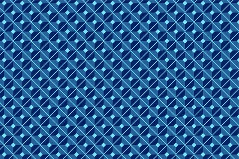 Pattern with geometric elements in blue tones. Abstract gradient background Ilustração Stock