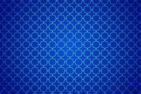 Pattern with geometric elements in blue tones abstract gradient background Illustrazione stock