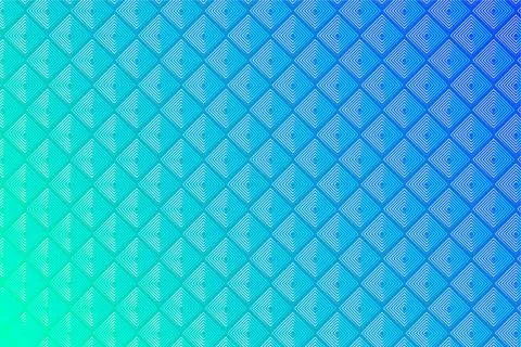 Pattern with geometric elements in blue tones abstract gradient background Stockillustratie