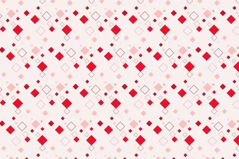Pattern with geometric elements in golden red tones, abstract gradient Stock Illustration
