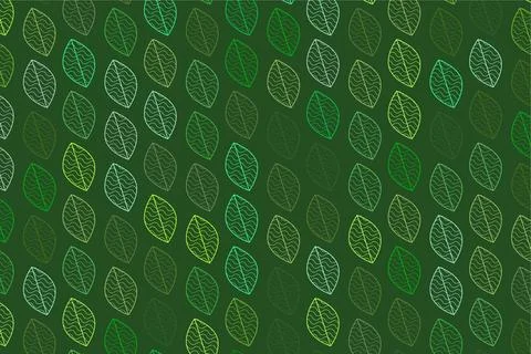 Pattern with geometric elements in green tones abstract gradient background 스톡 일러스트