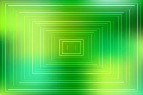 Pattern with geometric elements in green tones abstract gradient background Ilustração Stock