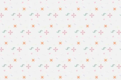 Pattern with geometric elements in pastel tones abstract pattern vector Stock Illustration