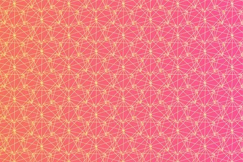 Pattern with geometric elements in pink gold tones gradient abstract Stock-Illustration