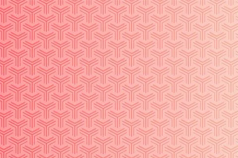 Pattern with geometric elements, pink rose gradient tones, abstract background Stockillustratie