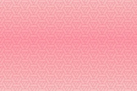 Pattern with geometric elements in pink tones, abstract background 库存插图