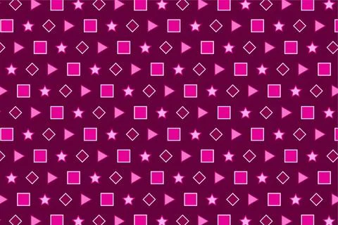 Pattern with geometric elements in pink tones. Gradient abstract background Stockillustratie