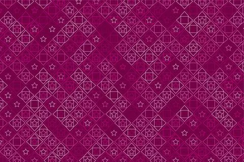 Pattern with geometric elements in pink tones abstract gradient background Stockillustratie