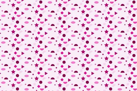 Pattern with geometric elements in pink tones. abstract gradient background イラスト素材