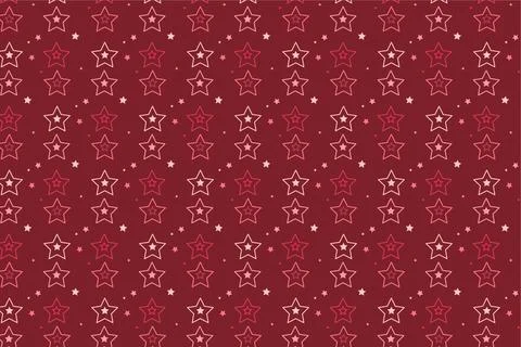 Pattern with geometric elements in red tones Abstract Background Stock Illustration