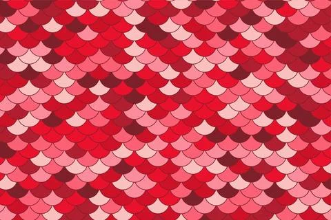 Pattern with geometric elements in red tones abstract gradient background Stock Illustration