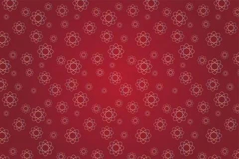 Pattern with geometric elements in red tones abstract gradient background Stock Illustration
