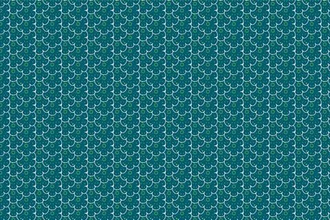 Pattern with geometric elements in retro green tones. abstract gradient Stock Illustration