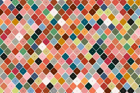 Pattern with geometric elements in retro tones. abstract background for design Stock Illustration