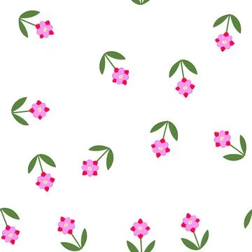 Pattern geometric flower drawing with simple shapes Illustrazione stock