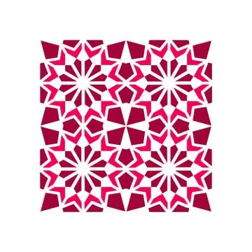 Pattern Geometric Islamic Background Template Vector Art Illustrazione stock