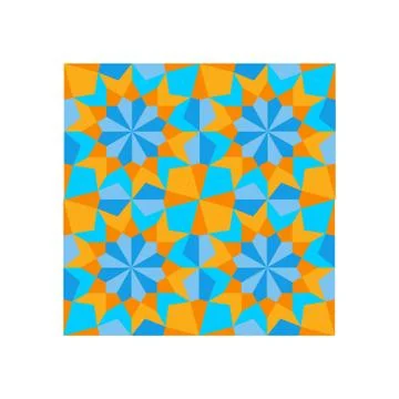 Pattern Geometric Islamic Background Template Vector Art Illustrazione stock